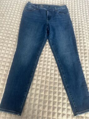 Express Women's Dark Blue Skinny Jeans